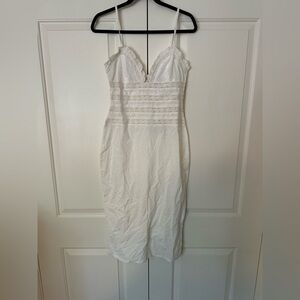 MAJORELLE  Kariselle Midi Dress in White